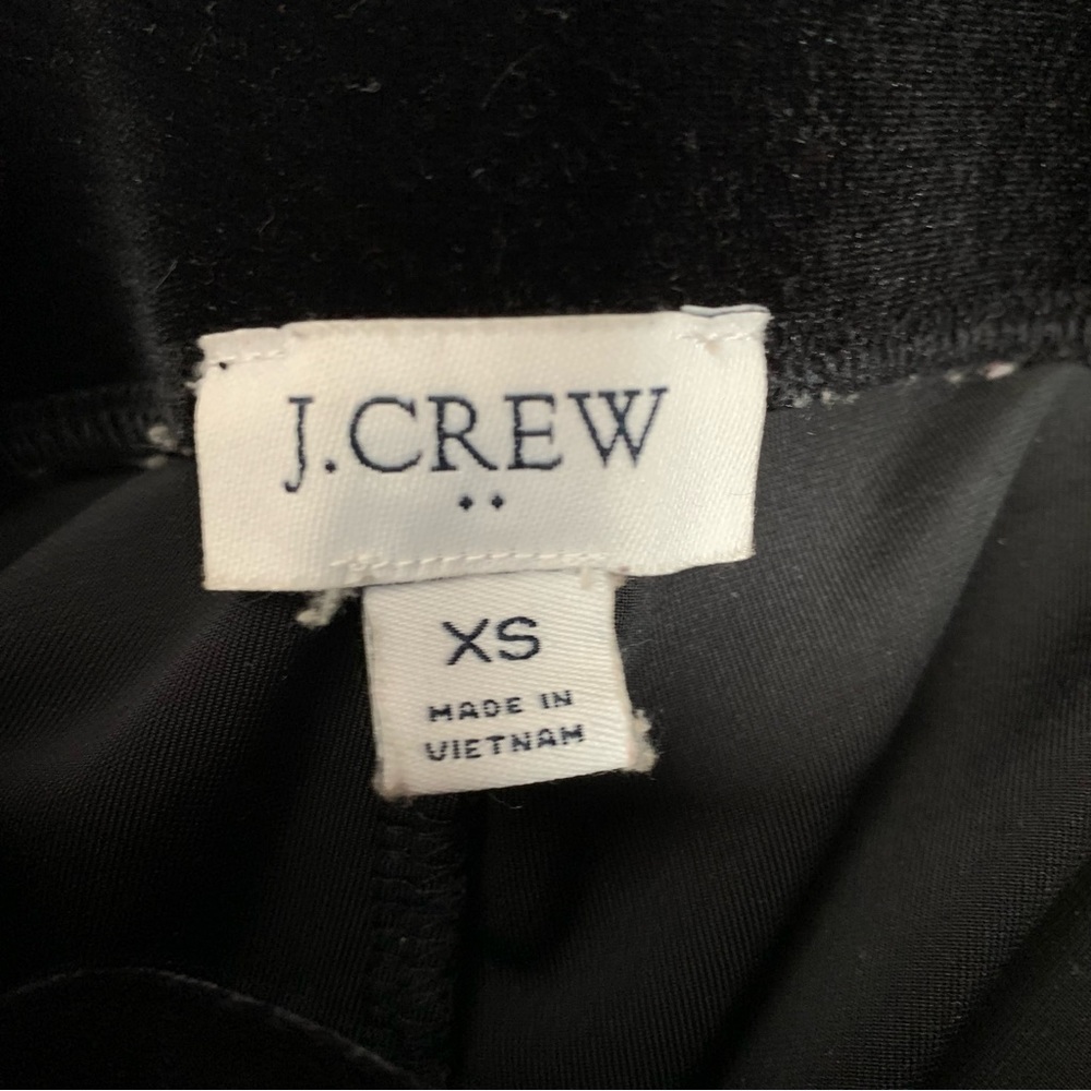 J. Crew Black Velvet Leggings - Picture 6 of 6